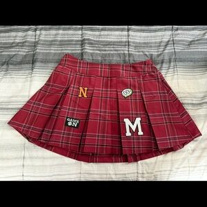 No Boundaries Juniors Patched Pleated Tennis Skirt XL